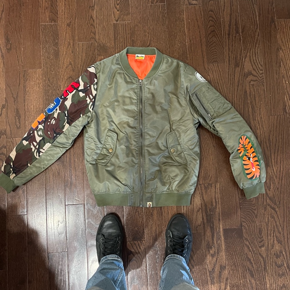 Authentic BAPE bomber jacket
